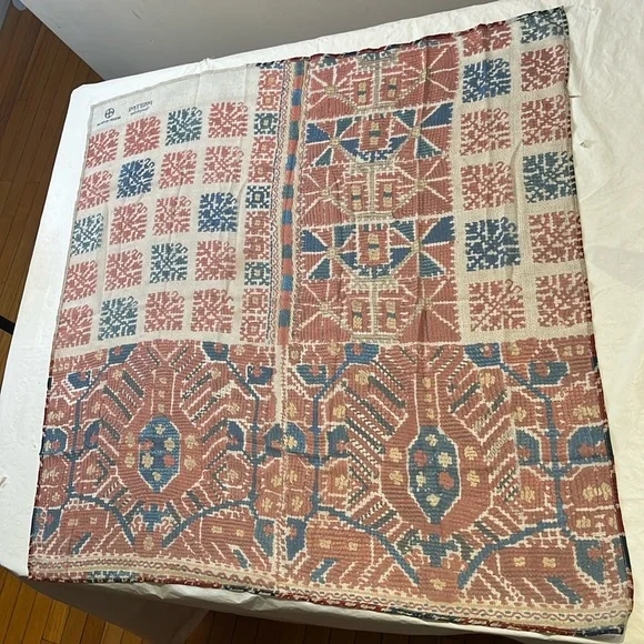 Greek Scarf NEW 33x33 by Fournos Theophilos Benaki Museum - Picture 7 of 15